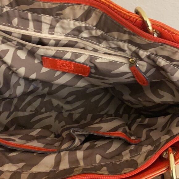 🎁Anne Klein Orange and White Tote 👜 - Picture 5 of 10